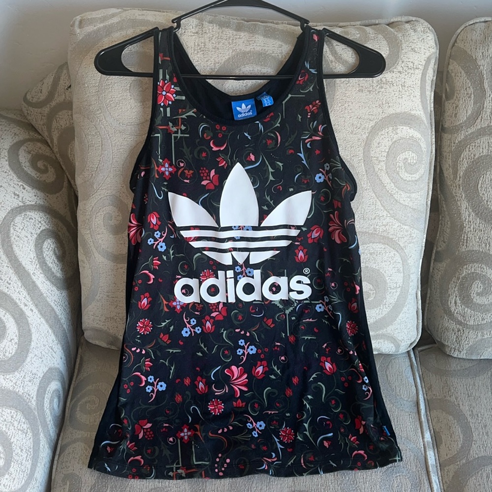 Adidas tank top. One of a kind and gently worn.
